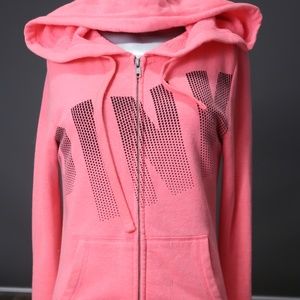 Victoria's Secret Pink Zip Hoodie XS EUC